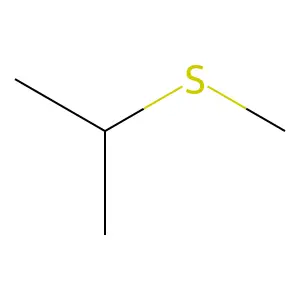 甲基异丙基硫醚 structure