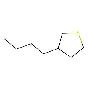 3-Butylthiolane structure