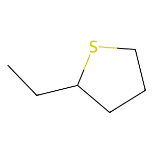2-Ethyltetrahydrothiophene structure