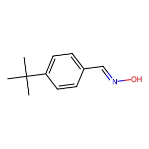 N-[(4-tert-butylphenyl)methylidene]hydroxylamine structure