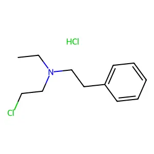 Phenethylamine, N-(2-chloroethyl)-N-ethyl-, hydrochloride structure