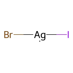 溴碘化银 structure