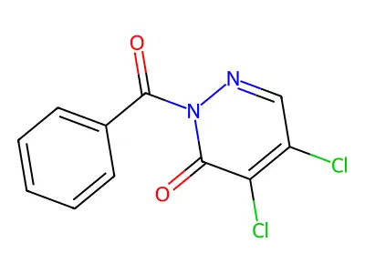3(2H)-Pyridazinone, 4,5-dichloro-2-benzoyl- structure