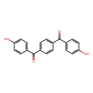 [4-(4-Hydroxy-benzoyl)-phenyl]-(4-hydroxy-phenyl)-methanone structure