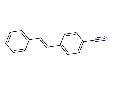4-Cyanostilbene structure