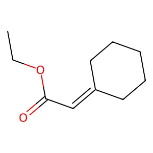 Ethyl cyclohexylideneacetate structure
