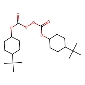 双(4-叔丁基环己基)过氧化二碳酸酯 structure
