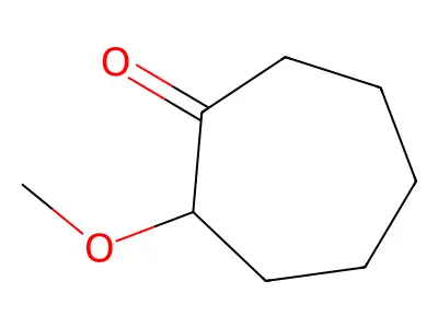 2-Methoxycycloheptanone structure