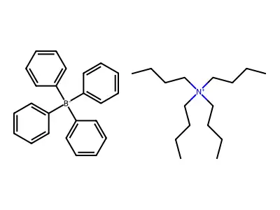 Tetrabutylammonium tetraphenylborate structure