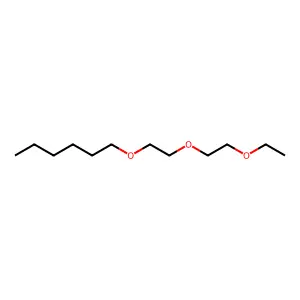 Ethane, 1-(2-ethoxyethoxy)-2-(hexyloxy)- structure