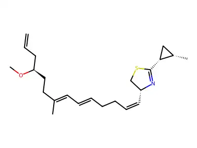 Curacin A structure
