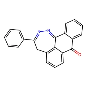 3-phenylanthra[9,1-cd][1,2]diazepin-8(4H)-one structure