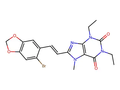 C19H19BrN4O4 structure
