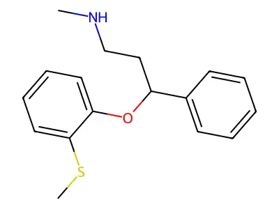 Thionisoxetine structure
