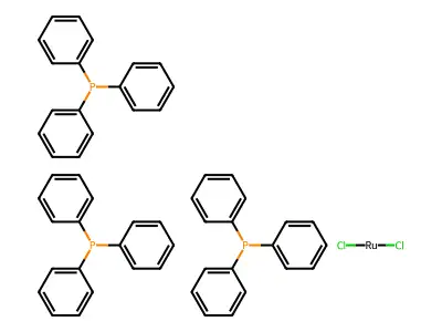 三(三苯基膦)二氯化钌 structure