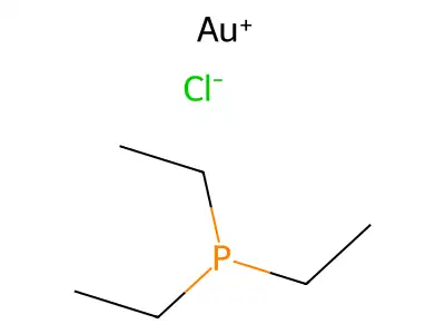 Chloro(triethylphosphine)gold structure