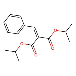 亚苄基丙二酸二异丙酯 structure