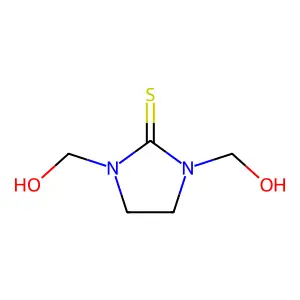 1,3-Bis(hydroxymethyl)-2-imidazolidinethione structure