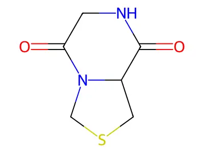 3H-Thiazolo(3,4-a)pyrazine-5,8-dione, tetrahydro- structure