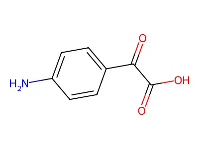 4-Amino-alpha-oxobenzeneacetic acid structure