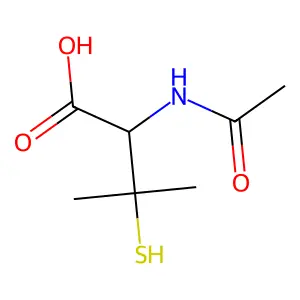 N-乙酰-D-青霉胺 structure