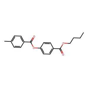 4-(Butoxycarbonyl)phenyl 4-methylbenzoate structure