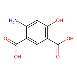 4-Amino-6-hydroxybenzene-1,3-dicarboxylic acid structure