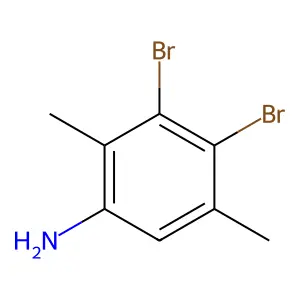 3,4-Dibromo-2,5-dimethylaniline structure