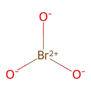 溴酸根离子 structure