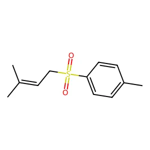 1-Methyl-4-[(3-methyl-2-butenyl)sulfonyl]benzene structure