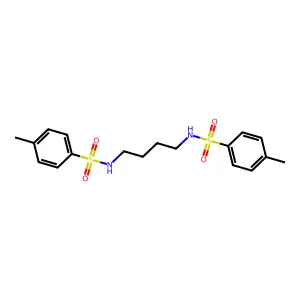 N,N'-(Butane-1,4-diyl)bis(4-methylbenzenesulfonamide) structure