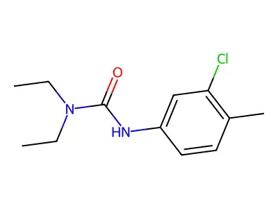 3-(3-Chloro-4-methylphenyl)-1,1-diethylurea structure