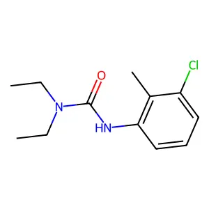 3-(3-Chloro-2-methylphenyl)-1,1-diethylurea structure