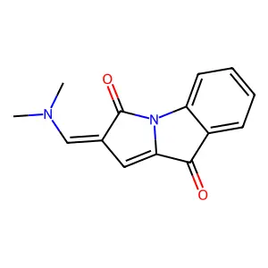 2-[(dimethylamino)methylene]-3H-pyrrolo[1,2-a]indole-3,9(2H)-dione structure