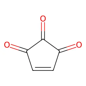 Cyclopent-4-ene-1,2,3-trione structure