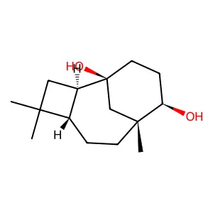 Caryolane-1,9beta-diol structure