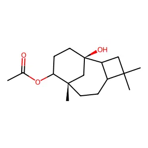 1,9-Caryolanediol 9-acetate structure