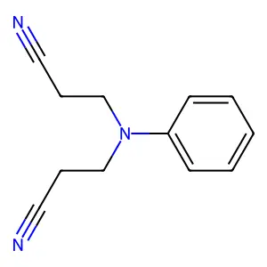 3,3'-(苯基亚氨基)二丙腈 structure