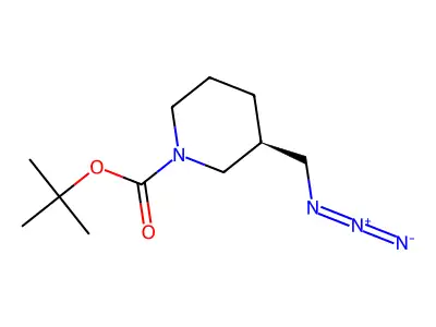 (R)-Tert-butyl 3-(azidomethyl)piperidine-1-carboxylate structure