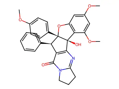 Dehydroaglaiastatin structure