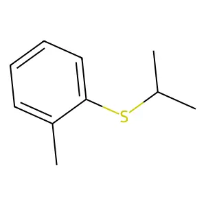 Benzene, 1-methyl-2-((1-methylethyl)thio)- structure