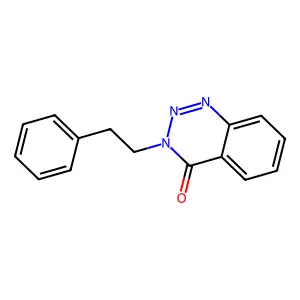 3-(2-Phenylethyl)-1,2,3-benzotriazin-4-one structure