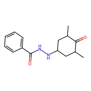 N-(3,5-Dimethyl-4-oxocyclohexyl)benzenecarbohydrazonic acid structure