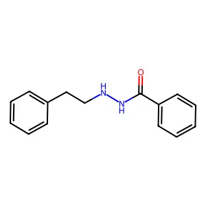 Hydrazine, 1-benzoyl-2-phenethyl- structure