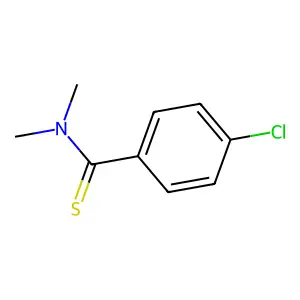 4-chloro-N,N-dimethylbenzenecarbothioamide structure