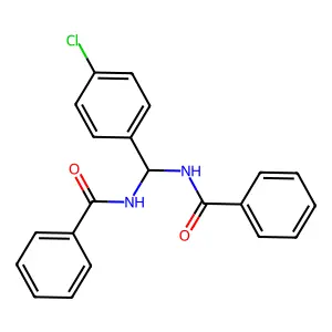N,N-(4-氯亚苄基)二苯甲酰胺 structure