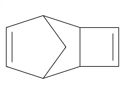 Tricyclo[4.2.1.02,5]nona-3,7-diene structure