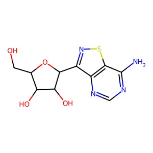 Isothiazolo[4,3-(beta-D-ribofuranosyl)- structure