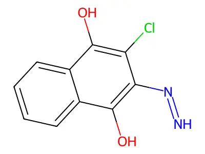 1,4-Naphthalenedione, 2-chloro-3-hydrazino- structure