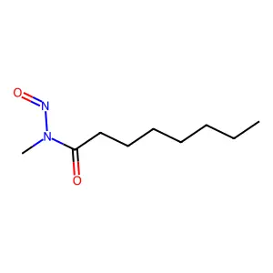 N-甲基-N-亚硝基辛酰胺 structure